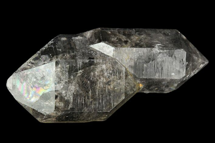 Double-Terminated Smoky Quartz Crystal - Tibet #128615